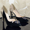 Pantofi Office Piele Naturala Neagra Gabriela 1470-35 acc
