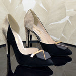Pantofi Office Piele Naturala Neagra Gabriela 1470-35 acc