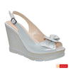 Sandale Dama Piele Naturala Argintie Lorena 2