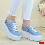Pantofi Sport Dama Piele Naturala Blue Lorena 3863-2