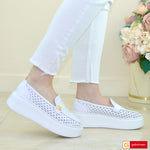 Pantofi Sport Piele Naturala Alba Lorena 3840-10