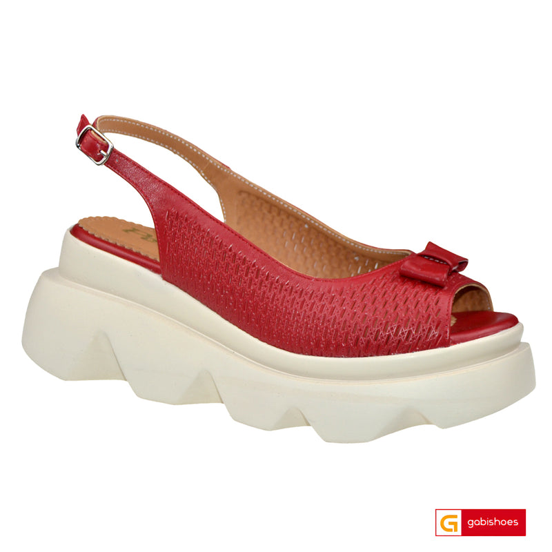 Sandale Casual Dama Piele Naturala Rosie Lorena 3943-3