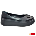 Balerini Piele Naturala Neagra Gabriela 3146-76