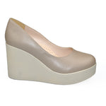 Pantofi Dama Piele Naturala Taupe Sandy 1422-16