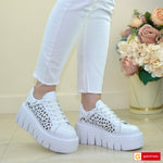 Pantofi Sport Piele Naturala Alba Lorena 3826-2
