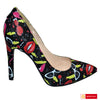 Pantofi Office Dama Piele Naturala Multicolora Lorena 374-62