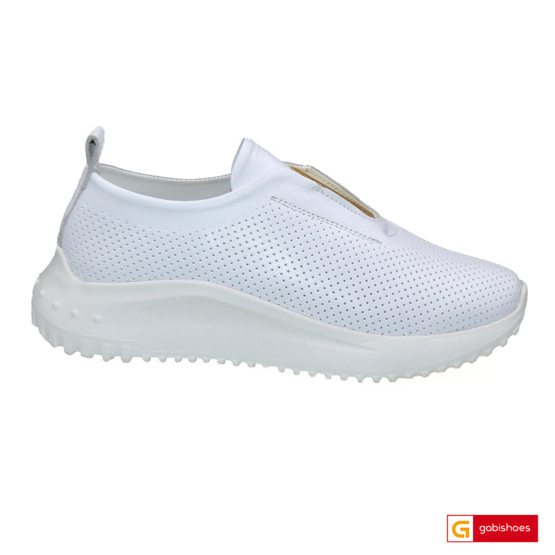 Pantofi Sport Dama Piele Naturala Alba Lorena 3747-1