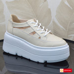 Pantofi Sport Piele Naturala Bej Lorena 3730-12