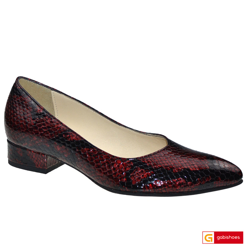 Pantofi Office Dama Piele Naturala Bordo Lorena 3995-5