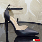 Sandale Office Dama Piele Naturala Neagra Dallina 5158-7