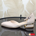 Sandale Dama Office Piele Naturala Bej Lorena 3944-1
