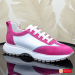 Pantofi Sport Dama Piele Naturala Siclam cu Alb Lorena 3969-1