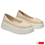 Balerini Piele Naturala Bej Gabriela 3146-53