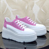 Pantofi Sport Piele Naturala Alba cu Siclam Lorena 3743-3