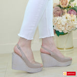 Sandale Dama Piele Naturala Taupe Sidef Lorena 3917-2