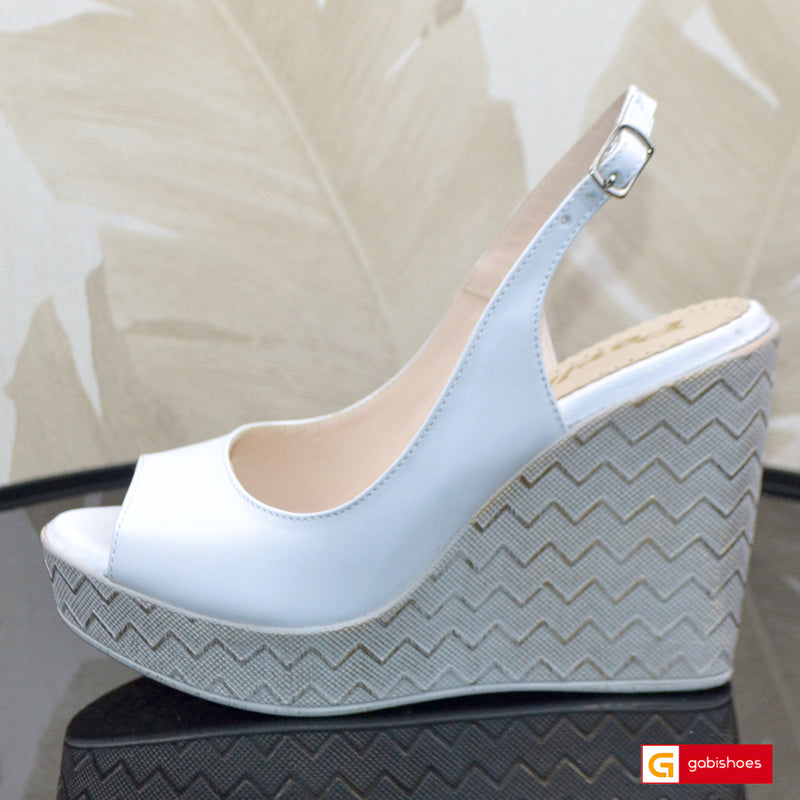 Sandale Dama Piele Naturala Alba Lorena 3917-3