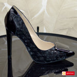 Pantofi Office Dama Piele Naturala Neagra Stefy 3210-7