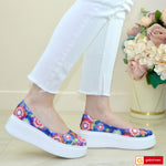 Balerini Piele Naturala Multicolora Gabriela 3146-43