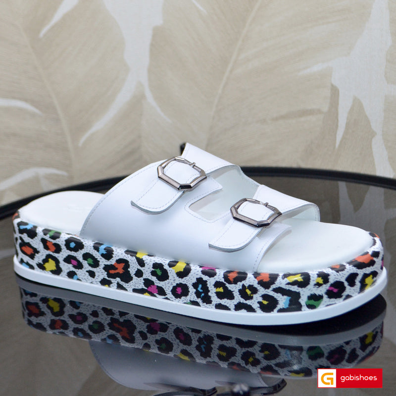 Sandale Piele Naturala Alba Lorena 3942-1