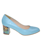 Pantofi Piele Naturala Blue Gabriela 939-16