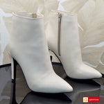 Ghete Office Dama Piele Naturala Bej Lorena 4055-4