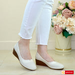Pantofi Piele Naturala Bej Gabriela DT277-ORTOPEDIC