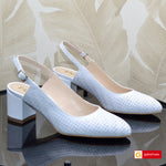 Sandale Dama Office Piele Naturala Alba Lorena 3895-2 T