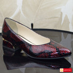 Pantofi Office Dama Piele Naturala Bordo Lorena 3995-5