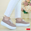 Sneakers Piele Naturala Taupe Gabriela 1064-6