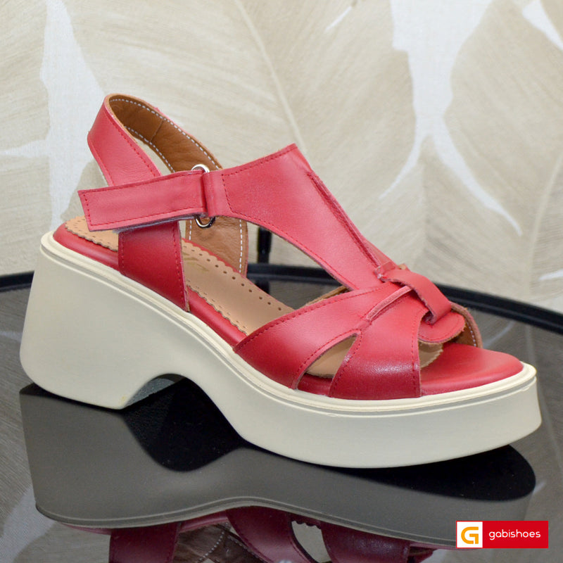 Sandale Casual Dama Piele Naturala Rosie Lorena 3951-2