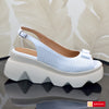 Sandale Casual Dama Piele Naturala Alba Lorena 3943-1