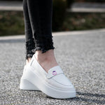Pantofi Sport Piele Naturala Alba Lorena 4006-2026
