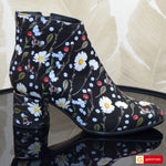 Ghete Dama Piele Naturala Multicolora Lorena 4058-3