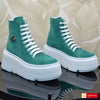 Ghete Sport Dama Piele Naturala Verde Lorena 3517-18