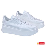 Pantofi Sport Piele Naturala Alba Lorena 4083-1