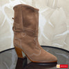 Ghete Dama Piele Naturala Intoarsa Maro Sandy 4112-4