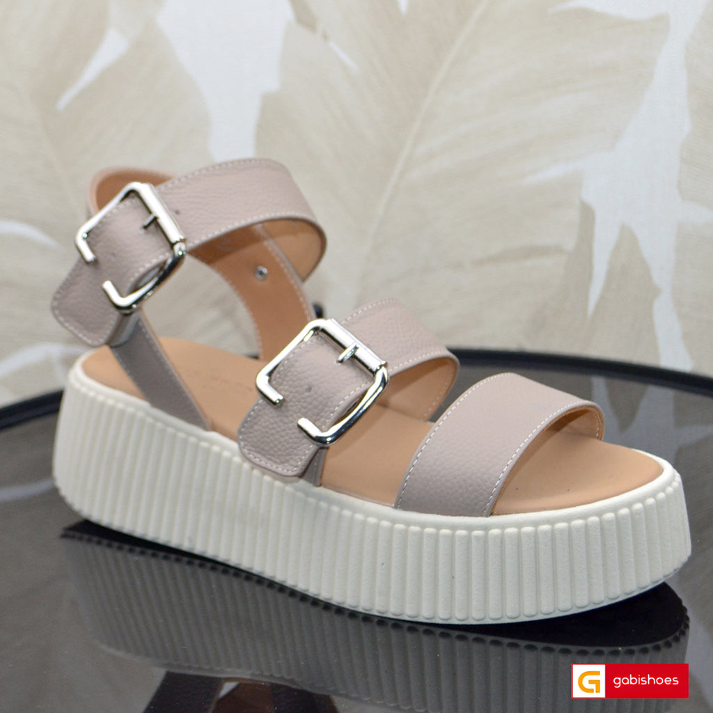 Sandale Piele Naturala Bej Lorena 3945-1