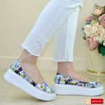 Balerini Piele Naturala Multicolora Gabriela 3146-50