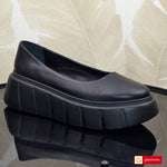 Balerini Dama Piele Naturala Neagra Gabriela 3889-2