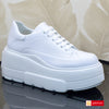 Pantofi Sport Piele Naturala Alba Lorena 3433-1
