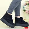 Ghete Dama Piele Naturala Intoarsa Neagra Lorena 4031-1