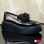 Pantofi Casual Dama Piele Naturala Neagra Lorena 3466-10
