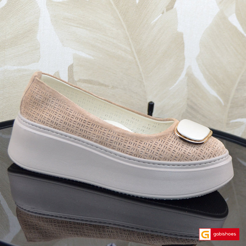 Balerini Piele Naturala Taupe Gabriela 3927-4 ACC