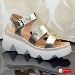 Sandale Piele Naturala Aurie Lorena 3979-2