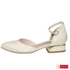 Sandale Dama Office Piele Naturala Bej Lorena 3944-3