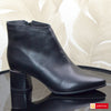 Ghete Dama Piele Naturala  Neagra Lorena 4060-1