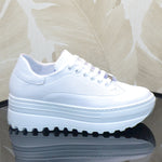 Pantofi Sport Piele Naturala Alba Lorena 3239-1