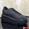 Pantofi Sport Piele Naturala Neagra Lorena 3890-3