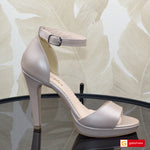 Sandale Office Dama Piele Naturala Taupe Evellin 2091-7