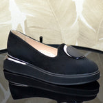 Pantofi Casual Dama Piele Naturala Neagra Lorena 3471-11 acc